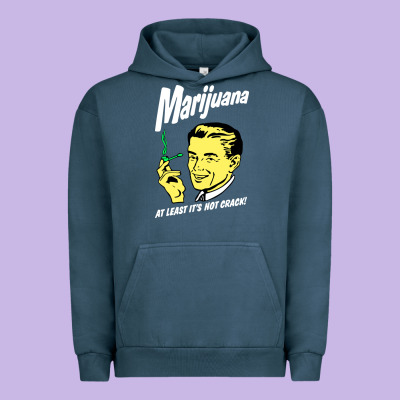Smoking Marijuana Urban Hoodie Designed By Artisfamous