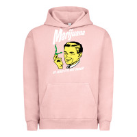 Pigment Salmon smoking marijuana Urban Hoodie - artisFamous