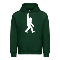 Forest Green funny bigfoot rock and roll t shirt for sasquatch believers Urban Hoodie - artisFamous