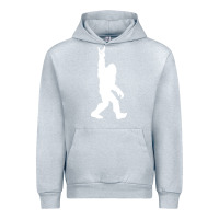 Heather Grey funny bigfoot rock and roll t shirt for sasquatch believers Urban Hoodie - artisFamous