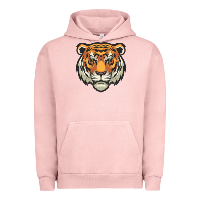 Tiger Vector Face Urban Hoodie by artisFamous | Teevron