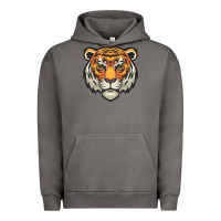 Pigment Tornado tiger vector face Urban Hoodie - artisFamous