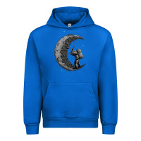Digging The Moon Urban Hoodie | Teevron