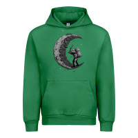 Emerald digging the moon Urban Hoodie - artisFamous