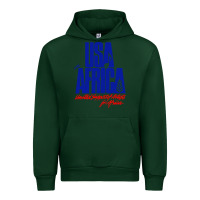 Forest Green USA Urban Hoodie - artisFamous