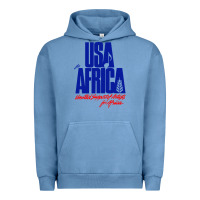 Pigment Pebble Blue USA Urban Hoodie - artisFamous