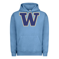 Pigment Pebble Blue washington Urban Hoodie - artisFamous