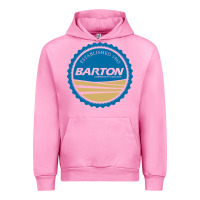 Fuchsia Pink Barton Community College Urban Hoodie - artisFamous