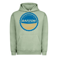 Pigment Oil Green Barton Community College Urban Hoodie - artisFamous