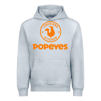 Heather Grey Resto Popeyes Art Urban Hoodie - artisFamous