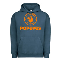 Pigment Midnight Navy Resto Popeyes Art Urban Hoodie - artisFamous