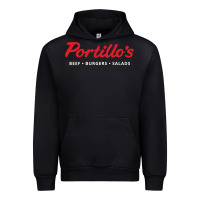 Black Resto Portillo's Urban Hoodie - artisFamous