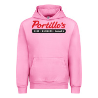 Fuchsia Pink Resto Portillo's Urban Hoodie - artisFamous