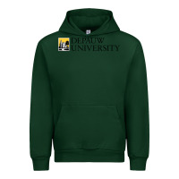 Forest Green Depauw College Urban Hoodie - artisFamous