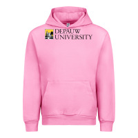 Fuchsia Pink Depauw College Urban Hoodie - artisFamous