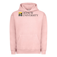 Pigment Salmon Depauw College Urban Hoodie - artisFamous