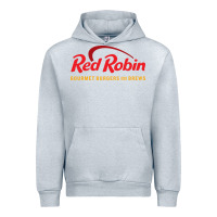 Heather Grey Resto Red Robin Urban Hoodie - artisFamous