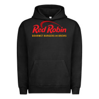 Pigment Black Resto Red Robin Urban Hoodie - artisFamous
