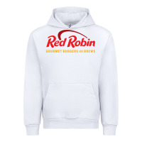 White Resto Red Robin Urban Hoodie - artisFamous
