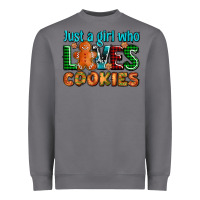 Storm just a girl who loves cookies Heavyweight Sweatshirt - AdoDesignShop