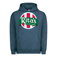 Pigment Midnight Navy Rita's Italian Cafe Urban Hoodie - artisFamous