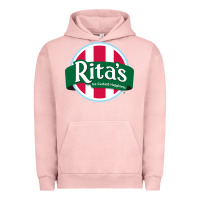Pigment Salmon Rita's Italian Cafe Urban Hoodie - artisFamous