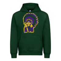 Forest Green Haskell Indian Nations College Urban Hoodie - artisFamous