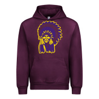 Mauve Wine Haskell Indian Nations College Urban Hoodie - artisFamous