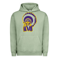 Pigment Oil Green Haskell Indian Nations College Urban Hoodie - artisFamous