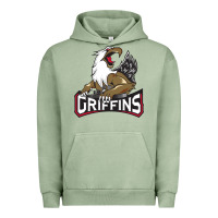 Pigment Oil Green The Griffins, Grand Rapids Urban Hoodie - artisFamous