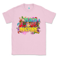 Bubblegum Pink teach love inspire Classic Tee - CowGirlArtShop