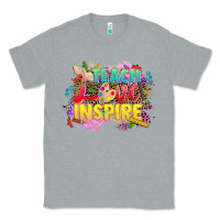 Heather Grey teach love inspire Classic Tee - CowGirlArtShop