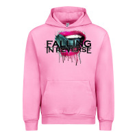 Fuchsia Pink falling in reverse ban drock Urban Hoodie - artisFamous