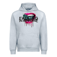 Heather Grey falling in reverse ban drock Urban Hoodie - artisFamous