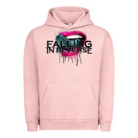 Pigment Salmon falling in reverse ban drock Urban Hoodie - artisFamous