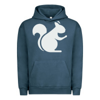 Pigment Midnight Navy squirrel Urban Hoodie - artisFamous