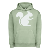 Pigment Oil Green squirrel Urban Hoodie - artisFamous