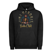 Pigment Black jimi hendrix Urban Hoodie - artisFamous