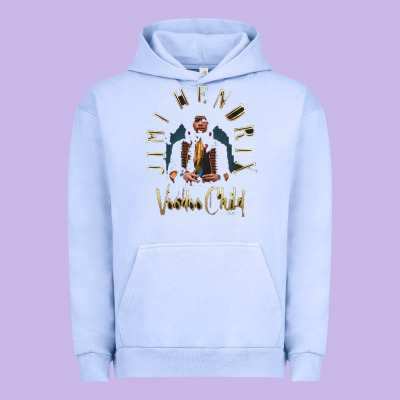 Jimi Hendrix Urban Hoodie Designed By Artisfamous