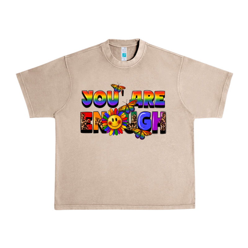 You Are Enough Urban Heavy Tee by FaDigitalArtStudio | Teevron