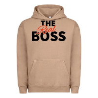 The Real Boss Matching Couple Urban Hoodie | Teevron
