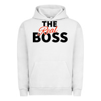 Pigment Lunar Rock the real boss matching couple Urban Hoodie - artisFamous
