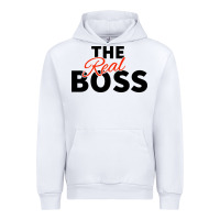 White the real boss matching couple Urban Hoodie - artisFamous