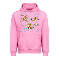 Fuchsia Pink calvin and hobbes Urban Hoodie - artisFamous