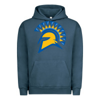 Pigment Midnight Navy san jose state spartans Urban Hoodie - artisFamous