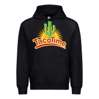 Black Resto Tacotime Urban Hoodie - artisFamous