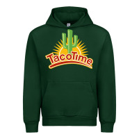 Forest Green Resto Tacotime Urban Hoodie - artisFamous
