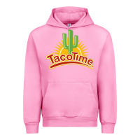 Fuchsia Pink Resto Tacotime Urban Hoodie - artisFamous