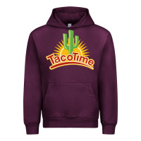 Mauve Wine Resto Tacotime Urban Hoodie - artisFamous