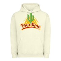 Pigment Pistachio Resto Tacotime Urban Hoodie - artisFamous